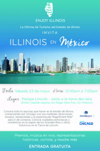 Invitacion Evento Turismo Illinois 23 Mayo