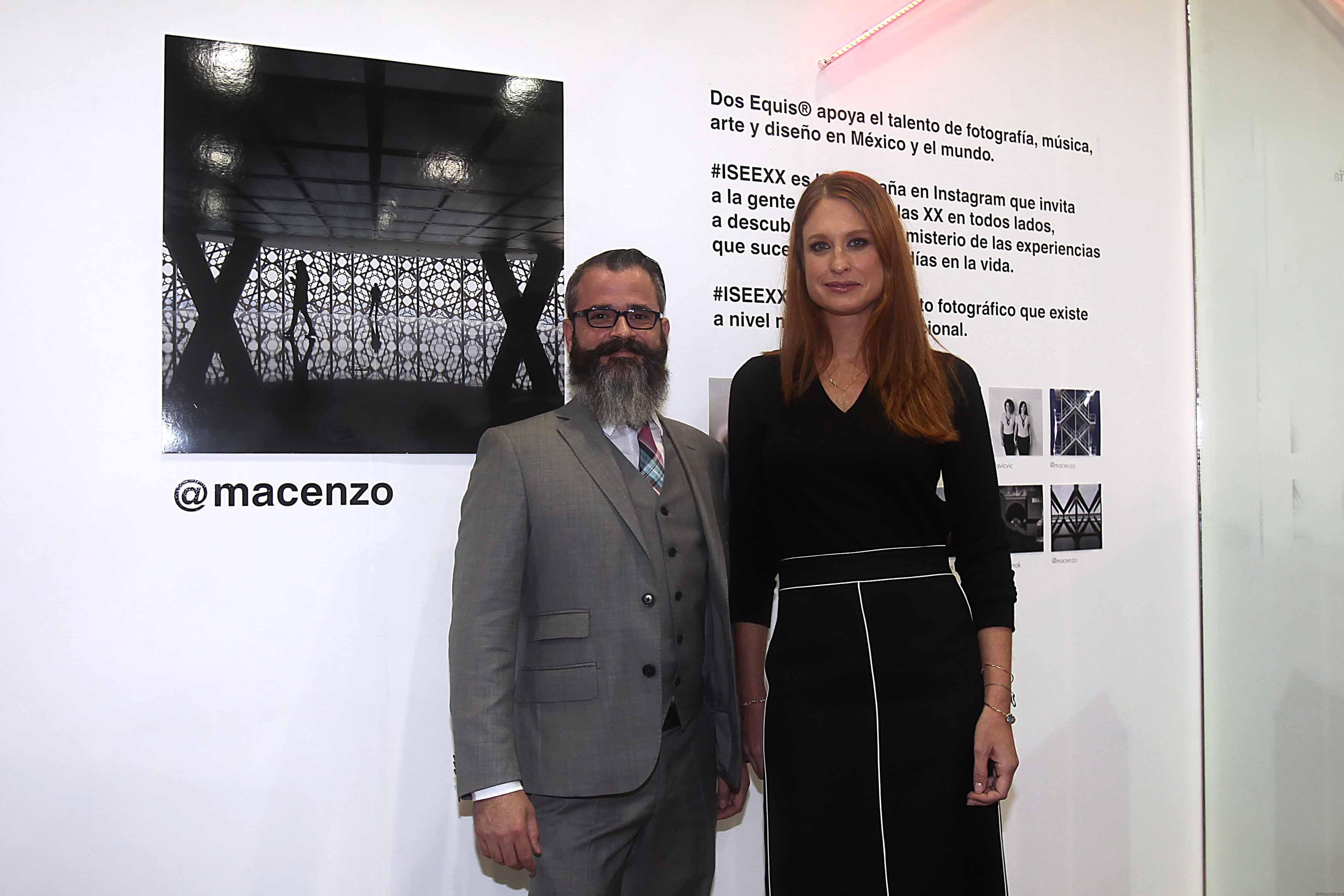 Antonio Matienzo - gerente de Dos Equis®,Zélika García - directora de Zona Maco