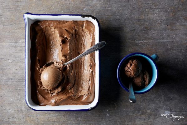 Helado de chocolate sin laÌ cteos 1
