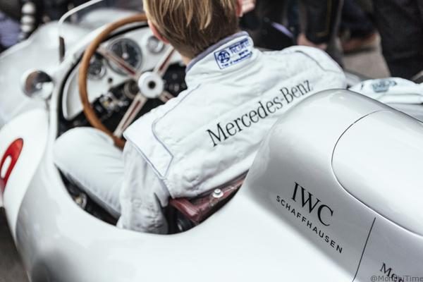 HANDOUT - Mika Haekkinen, 1998 and 1999 Formula One World Champion being interviews in a Mercedes silver arrow during the 74th Goodwood Members Meeting, The Swiss luxury watch manufacturer IWC Schaffhausen was Timing Partner of the exclusive historic car racing weekend in West Sussex, England. (PHOTOPRESS/IWC/Jack Terry)