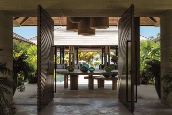 Villa Macanao, 2020, Asian tropical Style; Architects Antonio Imbert & Simples Arquitectura ; Interior design Maria Elmufdi , Landscaping design Rosangela Bobea