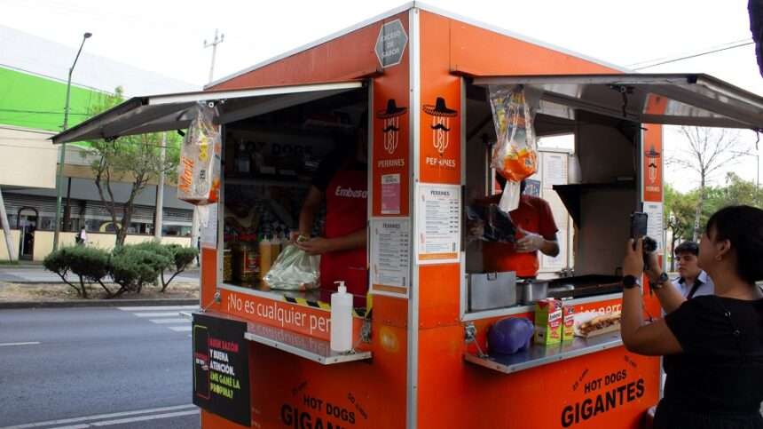 Comida Callejera, Street Food, Hot Dogs, Carrito de Hot Dogs CDMX 2025