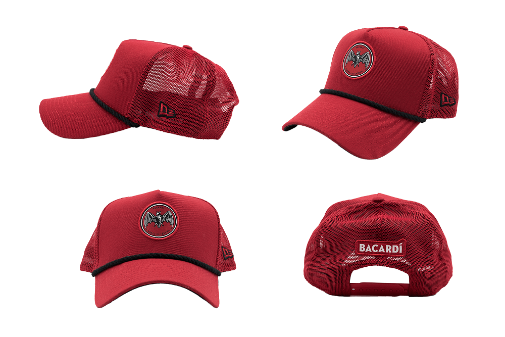 Gorra Roja Bacardí