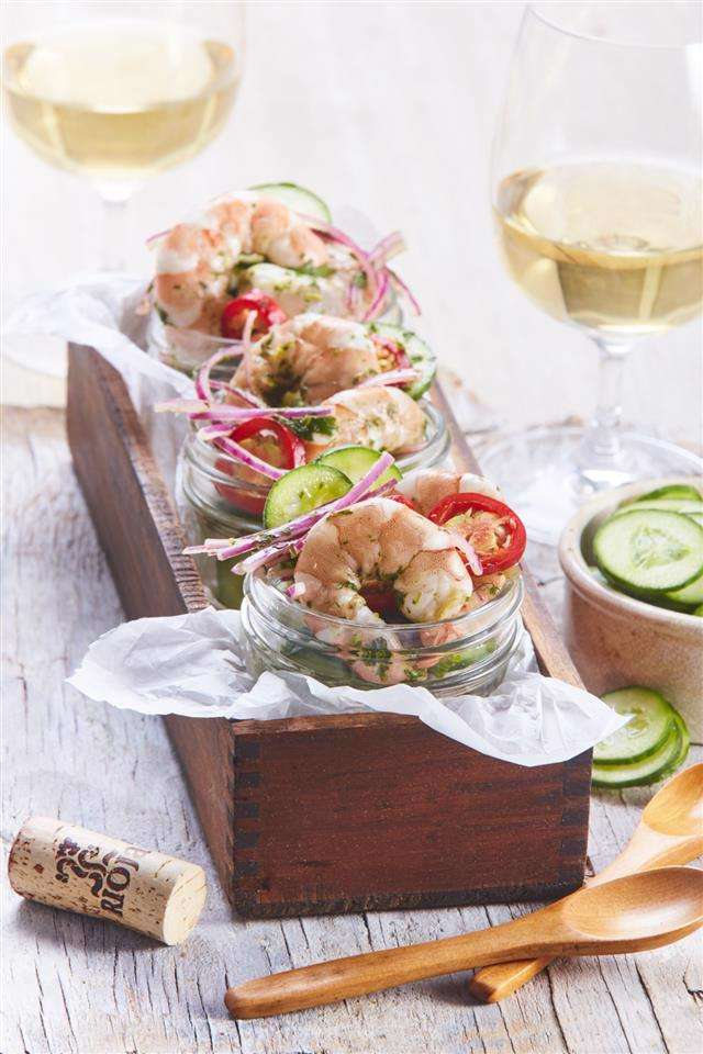Aguachile de camarón