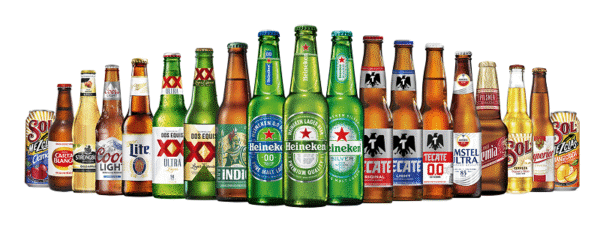 Cervezas Mexicanas Tecate, Indio, XX, Heineken