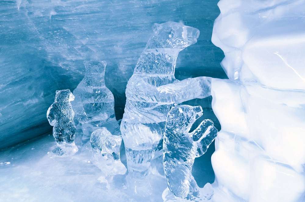 Suiza Jungfraujoch-Eispalast-Eisbaeren