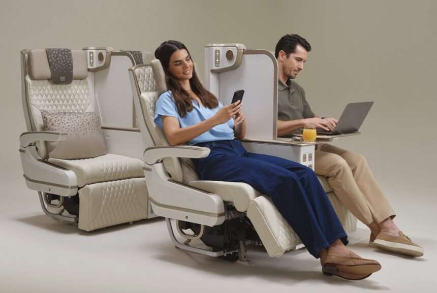 Emirates asiento eléctrico 2