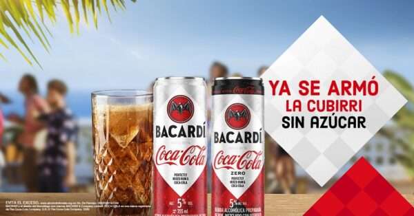 Bacardi y Coca Cola Zero 1