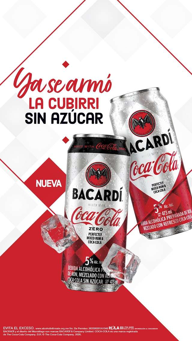 Bacardi y Coca Cola Zero 1